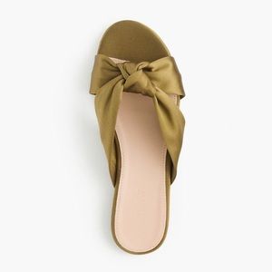 j crew satin knot slide